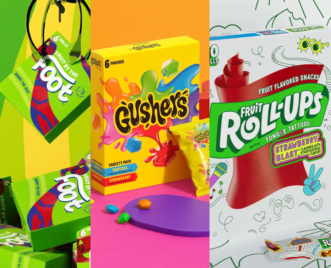 Fruit By The Foot, Gushers, and Fruit Roll-Ups Get a Modernized Brand Refresh